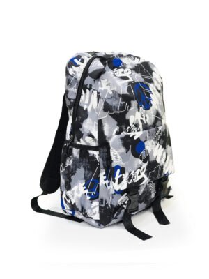 Mochila escolar de espalda con broches 30x40 modelo Peace