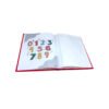 Cuaderno N3 48 hojas rayadas SB tapa dura rojo 16x21cm